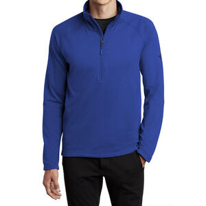 The North Face NF0A47FB Mountain Peaks Quarter Zip Up Fleece TNF Blue LARGE NWT